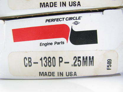 (4) Perfect Circle CB1380P-25MM Connecting Rod Bearings .25mm 87-95 Ford 1.9L L4