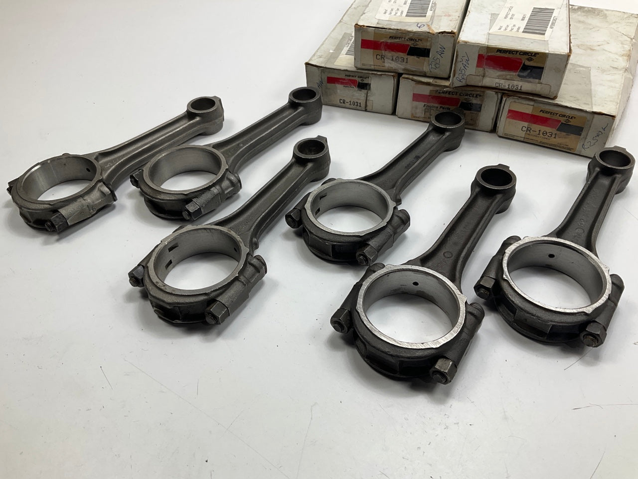 (6) Perfect Circle CR-1031 Reman Engine Connecting Rod For 1969-1980 Ford 250-L6