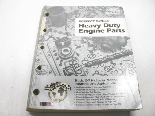 Perfect Circle EN-002-T-93 Heavy Duty Engine Parts Catalog - 1993, 758 Pages