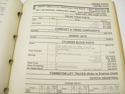 Perfect Circle EN-002-T-93 Heavy Duty Engine Parts Catalog - 1993, 758 Pages