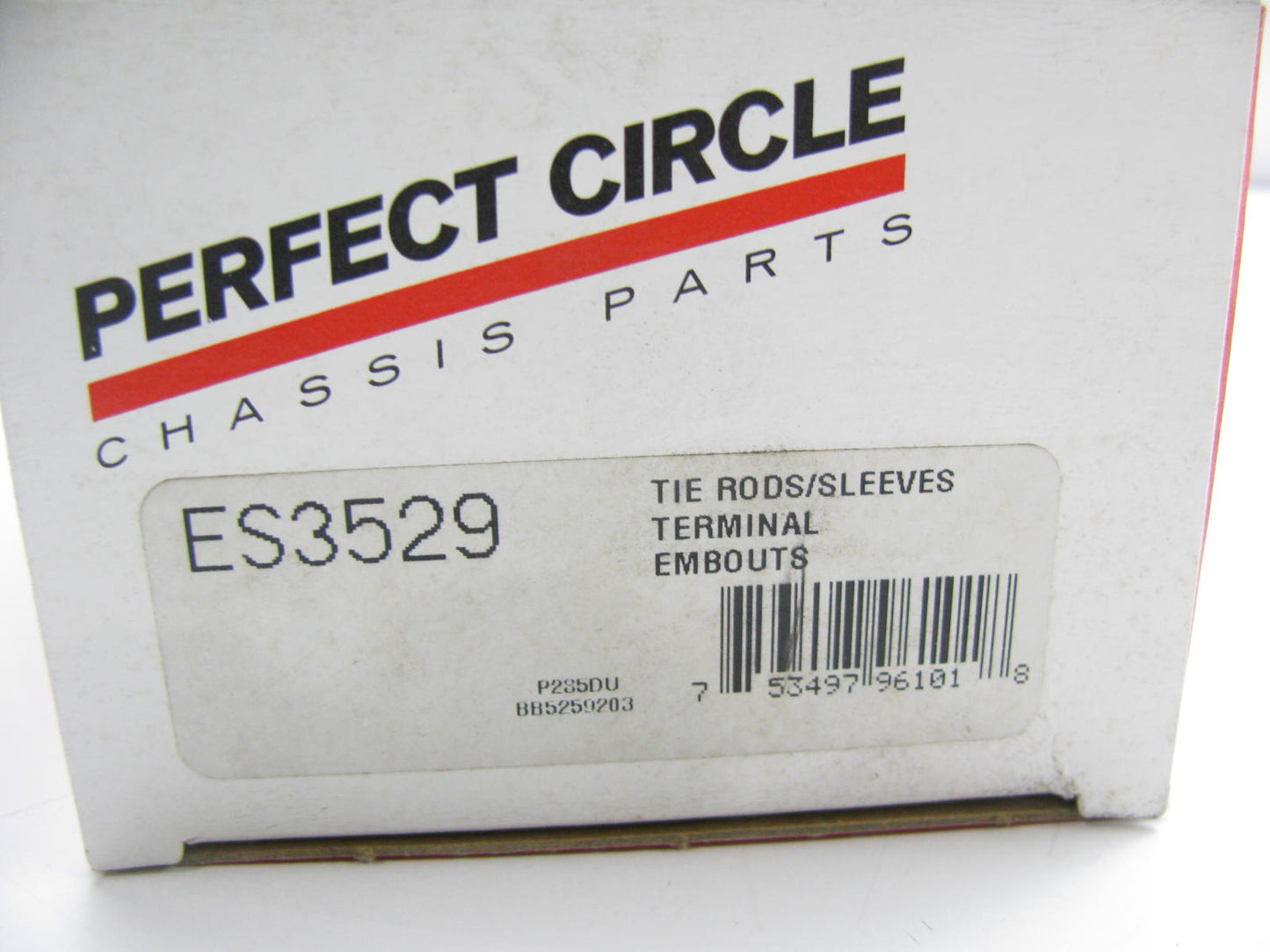 (2) Perfect Circle ES3529-2 Steering Tie Rod End - Front Outer