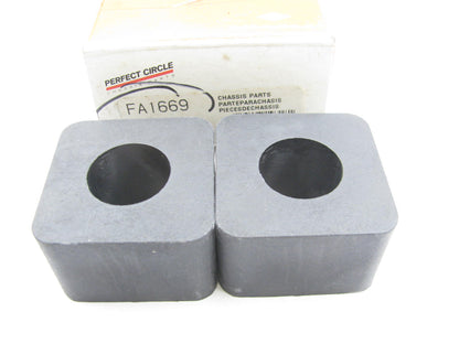 (2) Perfect Circle FA1669 Suspension Stabilizer Sway Bar Bushing - Front