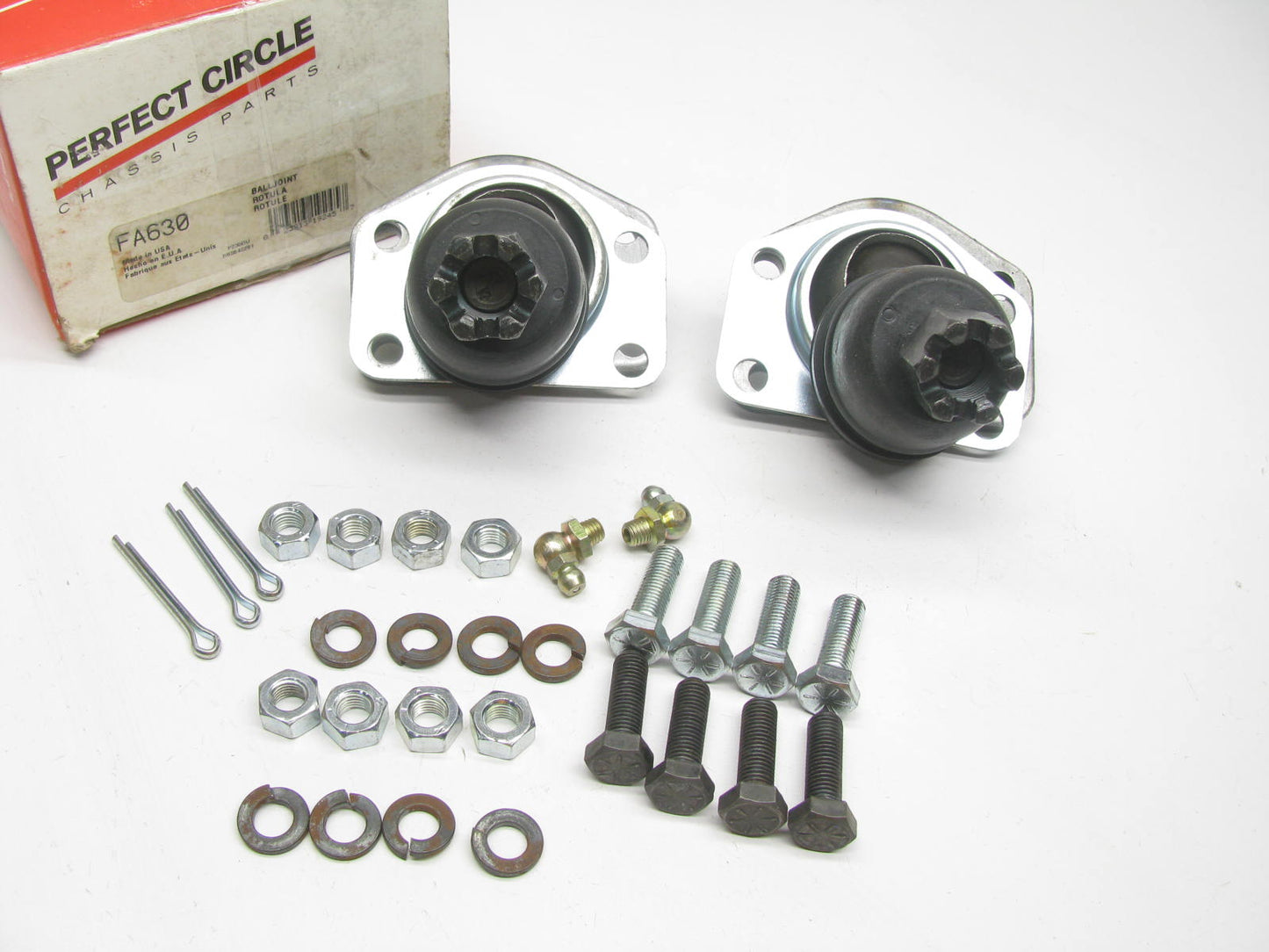 (2) Perfect Circle FA630 USA Front Upper Ball Joints AMC Eagle Gremlin Hornet