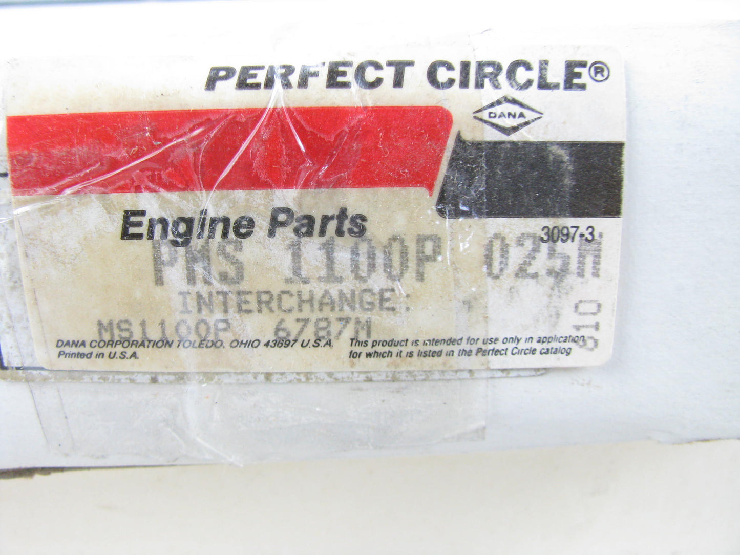 Perfect Circle MS-1100P 025MM Main Bearings Set
