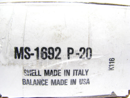 Perfect Circle MS1692P .020'' Engine Main Bearings Set 1974-79 Ford Mercury 2.8L