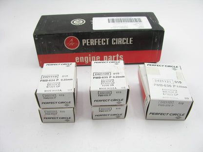 Perfect PMS-1107P-025 Main Bearings .25mm For 1971-82 Datsun 1.2L 1.3L 1.4L 1.5L