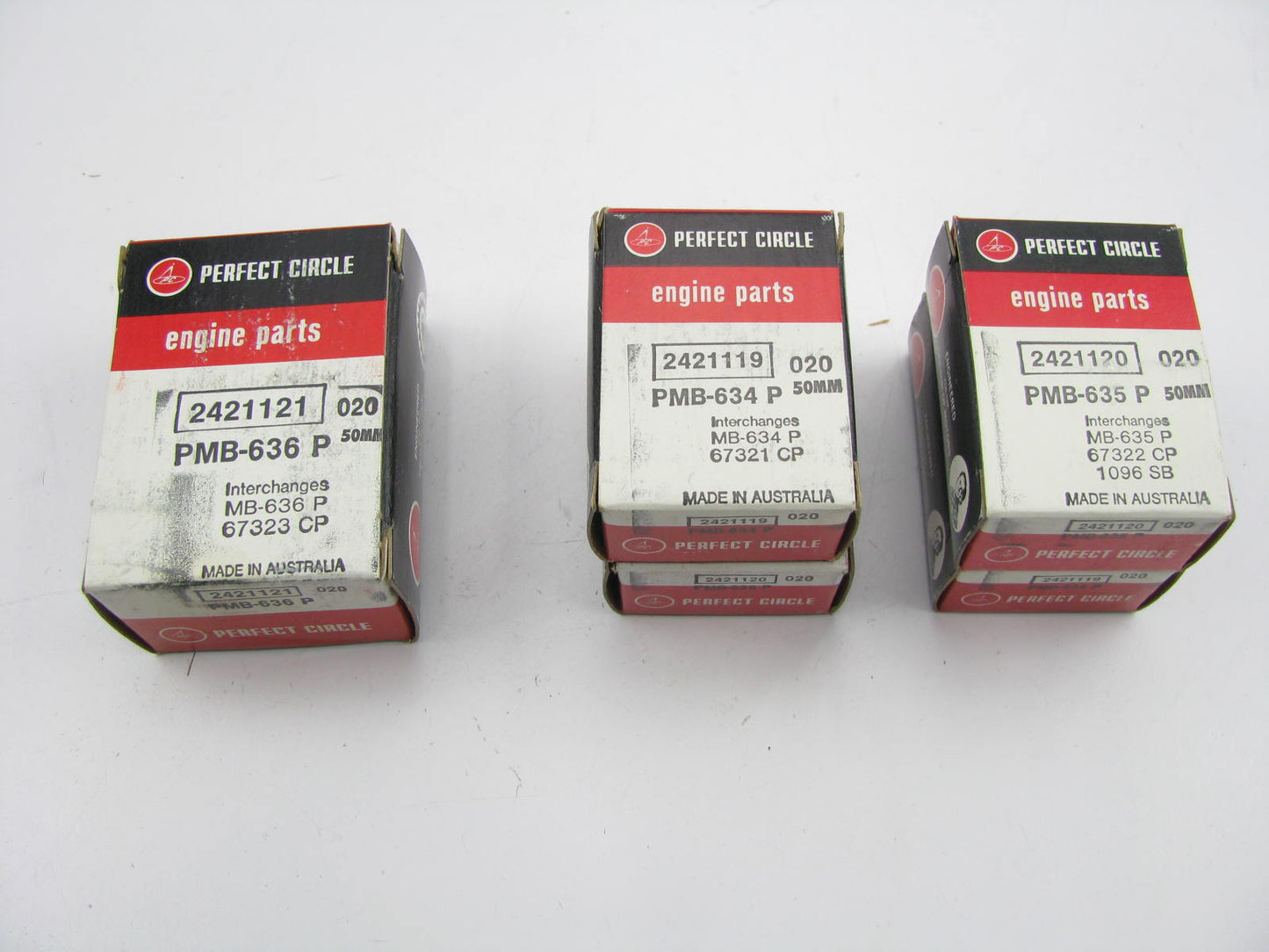 Perfect PMS-1107P-050 Main Bearings .50mm For 1971-82 Datsun 1.2L 1.3L 1.4L 1.5L