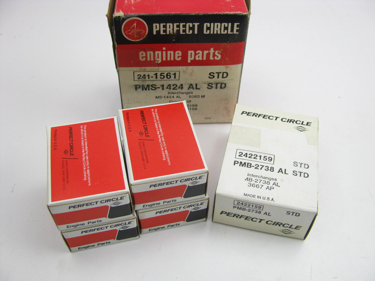 Perfect Circle PMS-1424AL Main Bearings - Standard 76-87 Chevy Pontiac 1.4L 1.6L