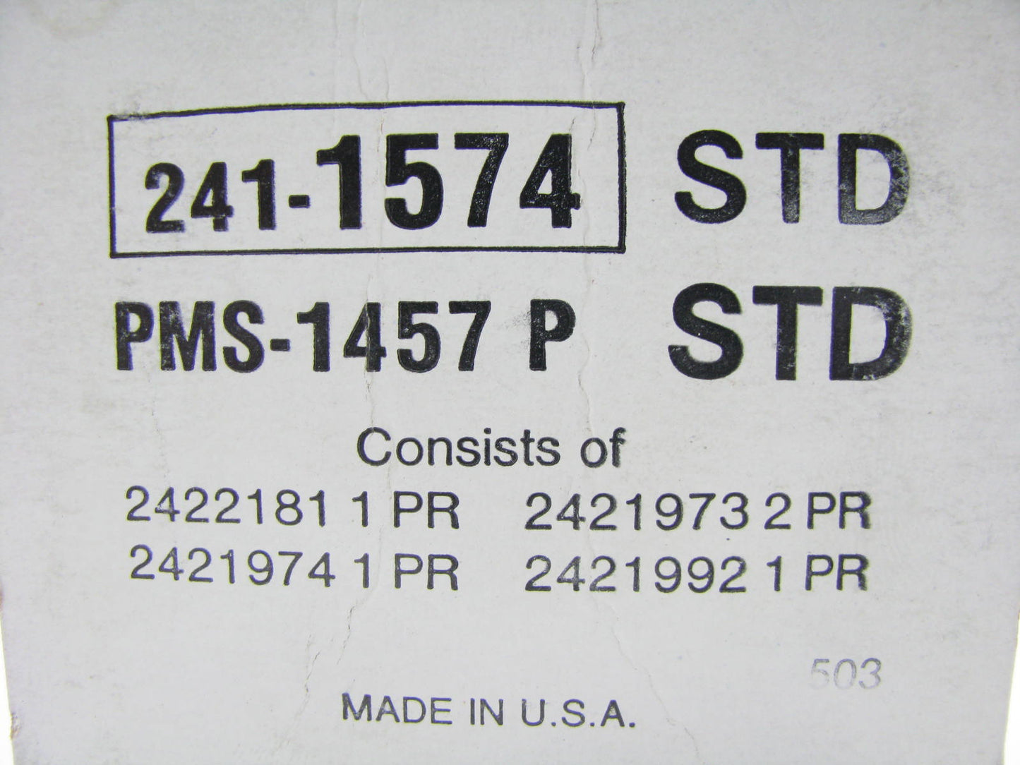 Perfect Circle MS-1457P Engine Main Bearings - Standard 1966-1980 Buick 340 350