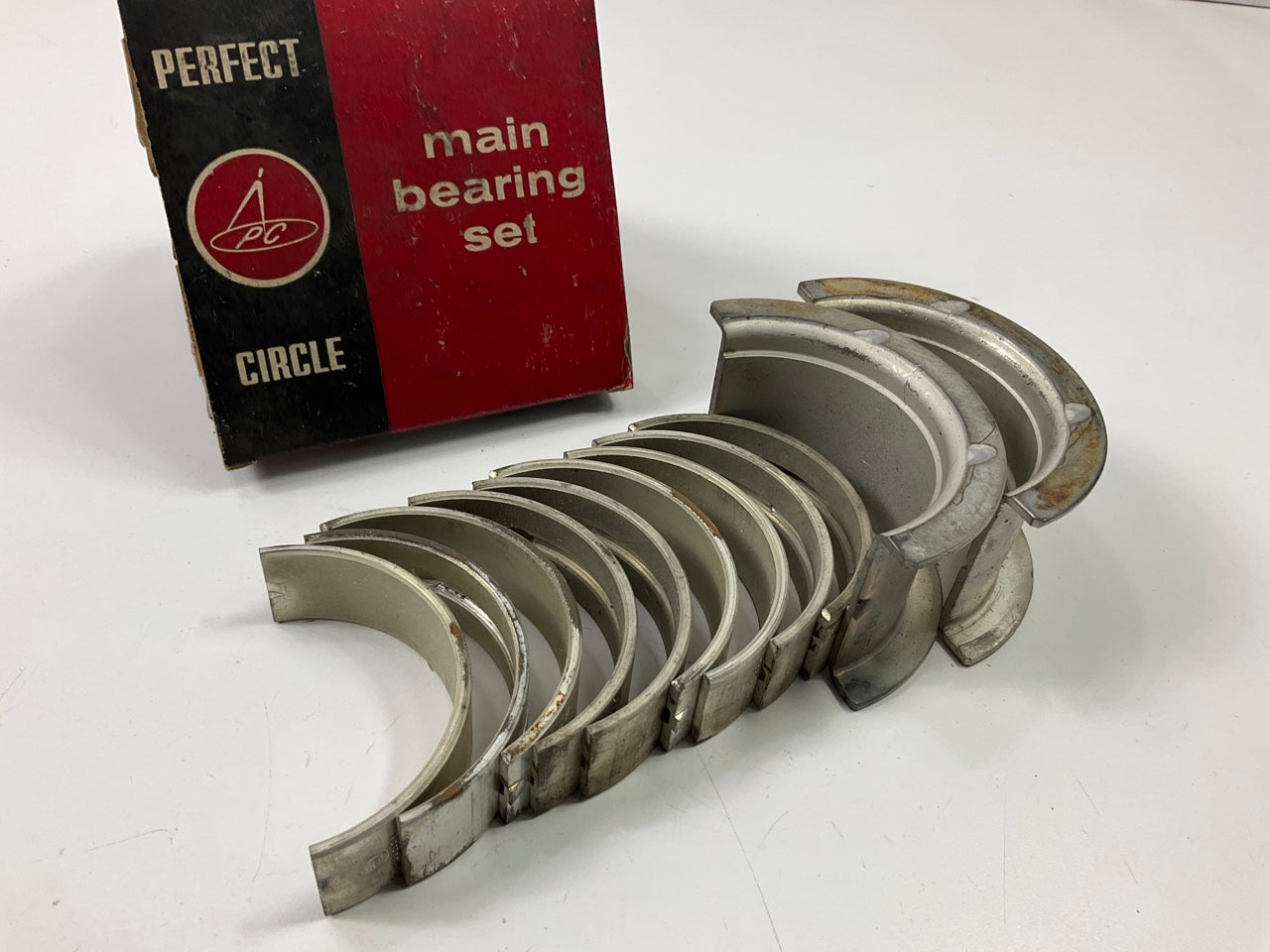 Perfect Circle PMS429P-10 Engine Main Bearings .010'' 1955-1967 SBC Small Journal