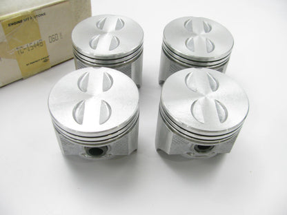 Perfect Circle TC-1544B-060 Pistons Set Of Four, For Mercruiser OMC 2.5L 4Cyl