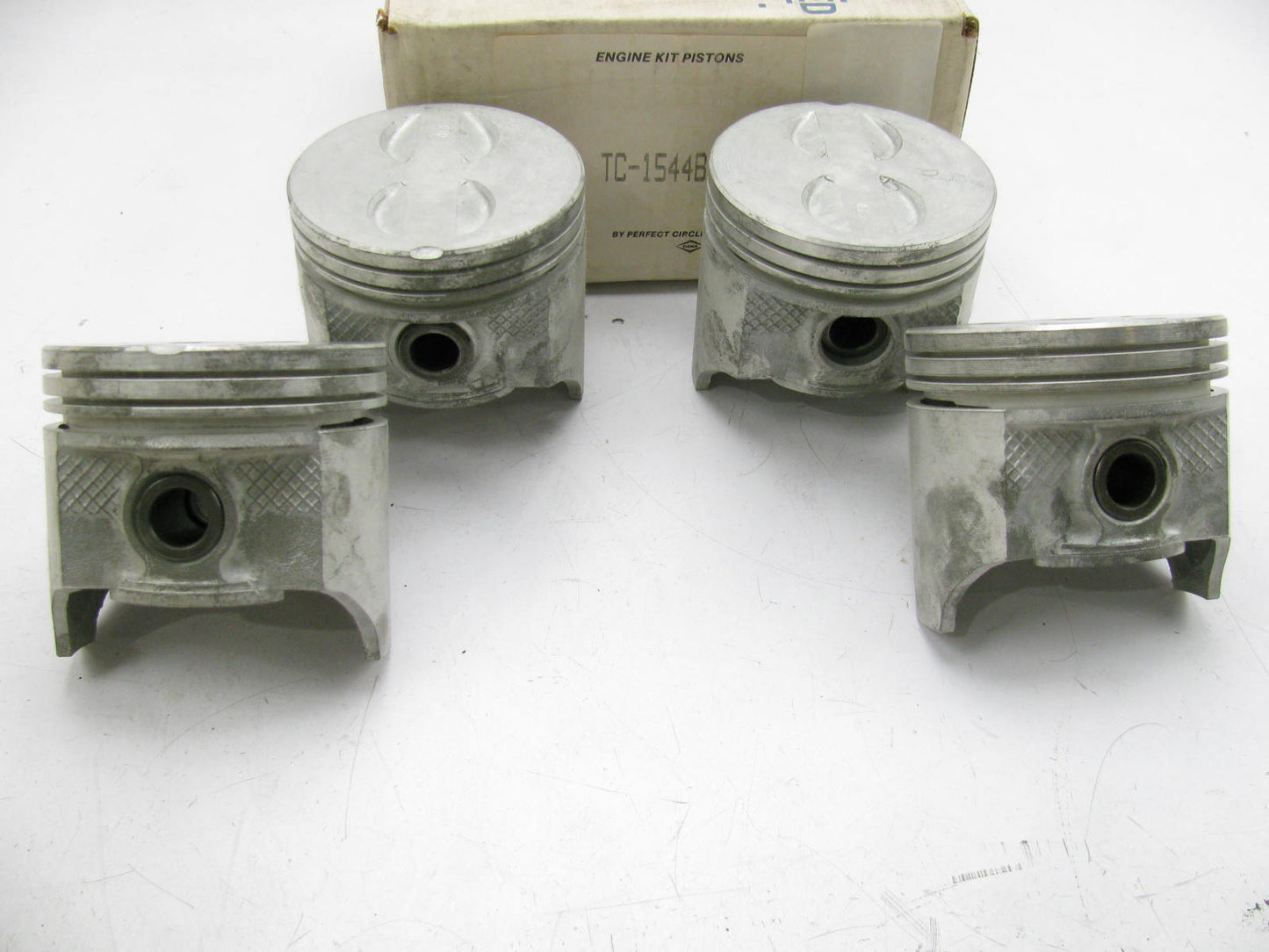 (4) Perfect Circle TC-1544B STD Engine Pistons For 1963-1965 GM 2.5L I4