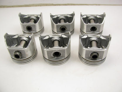 (6) Perfect Circle TC1650 Engine Piston STD 1963-1983 Ford 200, 1969-80 250-L6