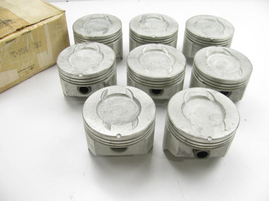 (8) Perfect Circle TC-1916-060 Engine Piston .060'' 1964-1976 Ford 289 302-V8