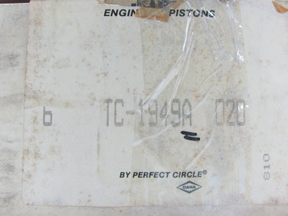 (6) Perfect Circle TC-1949A-020 Engine Piston .020'' 1975-1987 Buick 3.8L-V6