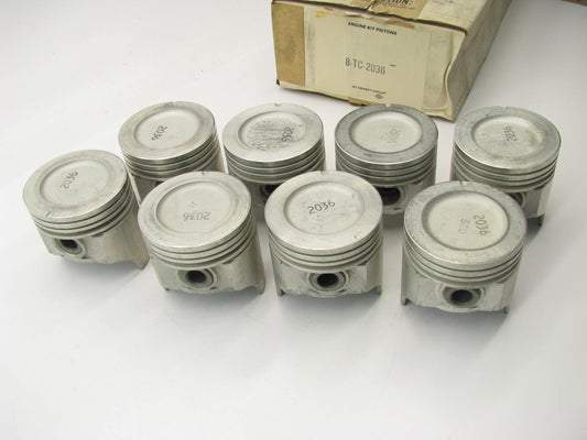 (8) Perfect Circle TC2036 Pistons Set STANDARD - 75-82 Buick Olds Pontiac 260 V8