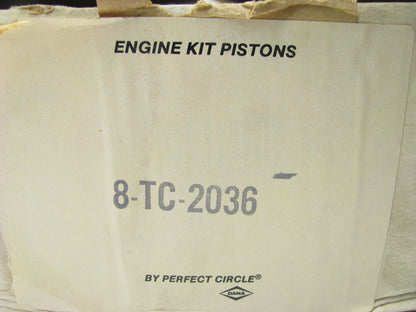 (8) Perfect Circle TC2036 Pistons Set STANDARD - 75-82 Buick Olds Pontiac 260 V8