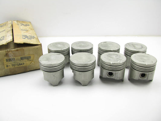 (8) Perfect Circle TC1947 Engine Pistons - Standard 1980-1984 GM 6.0L