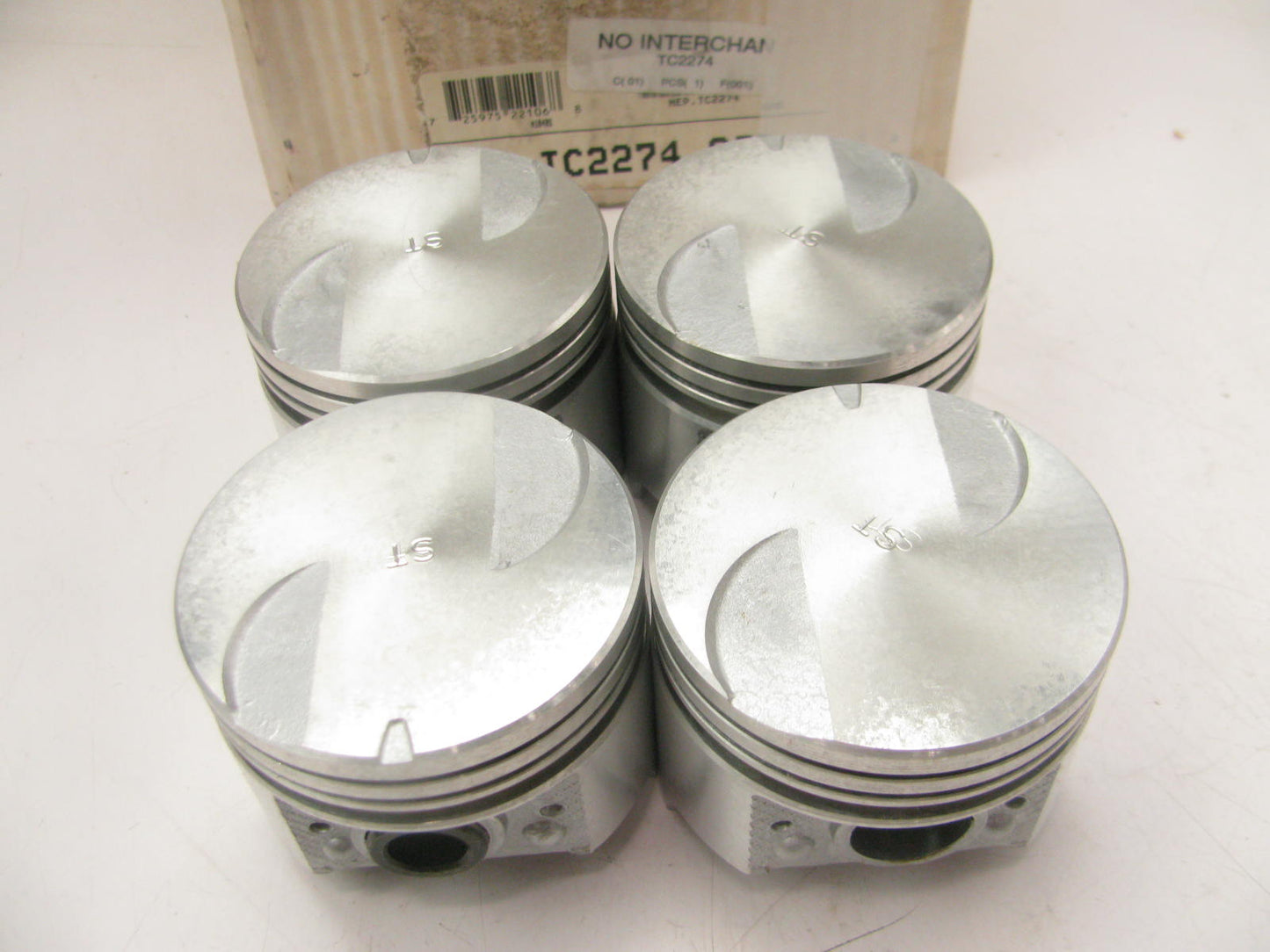 (4) Perfect Circle TC2274 Engine Piston - Standard 1983-88 Ford Ranger 2.0L-L4