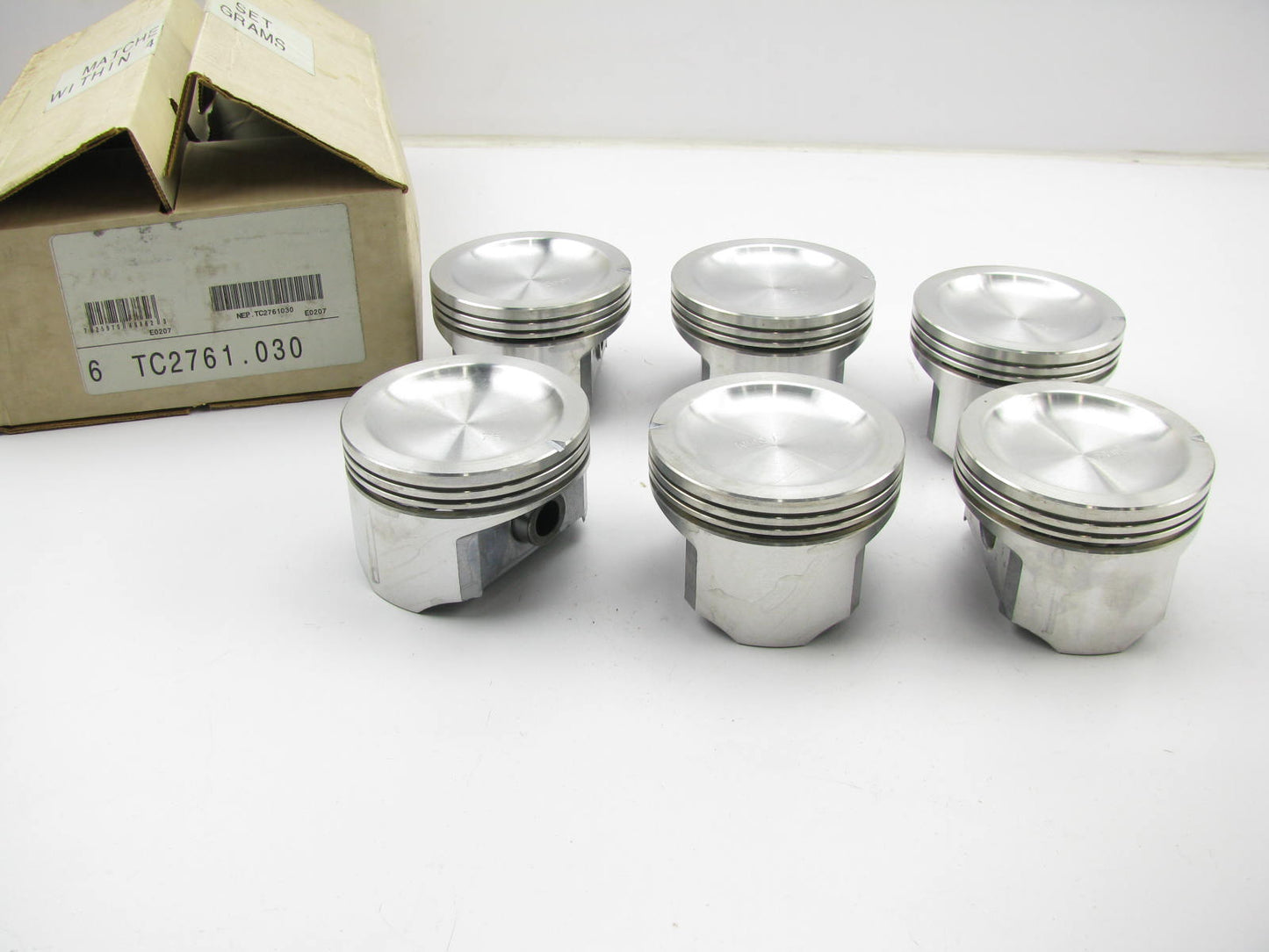 (6) Perfect Circle TC2761 Engine Pistons - .030'' for 1988-1992 Buick 3.8L V6
