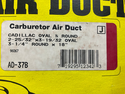 Perfect Parts AD-37B Carburetor Air Duct (Oval 2-25/32 X 3-19/32 X 3-1/4'' Round)