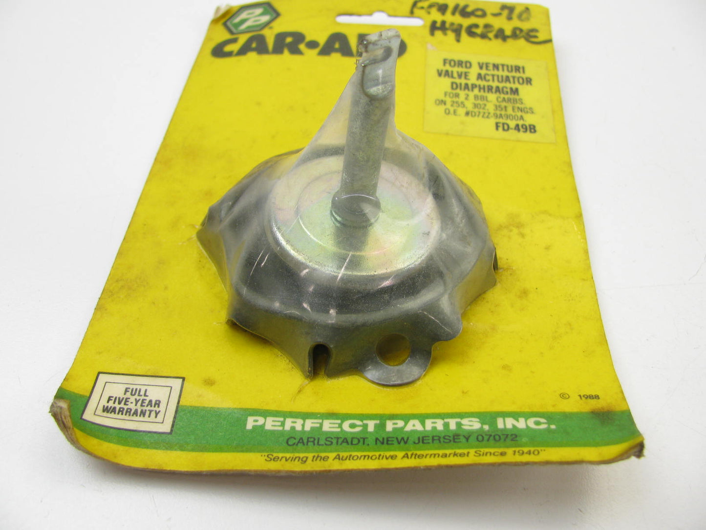 Perfect Parts FD49B Venturi Valve Diaphragm For 2BBL Carbs On Ford 255 302 351