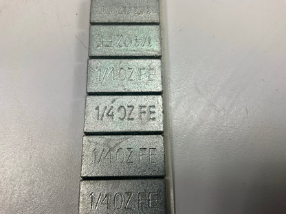Adhesive Wheel Weights .25 Oz Each Segment - Box Of 52 Pcs