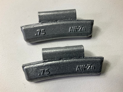 Perfect Wheel Weights AW075Z COATED Zinc  Wheel Weights 0.75 Oz - Box Of 25