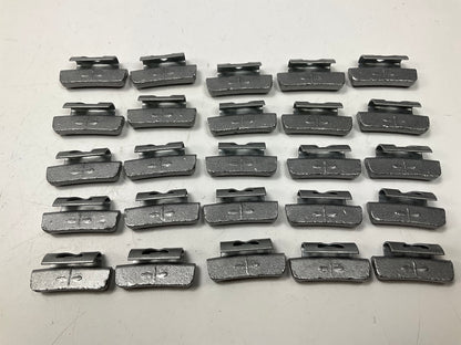 (25) Perfect Wheel Weights AW100N Lead Coated Clip On Wheel Weights, 1.00oz
