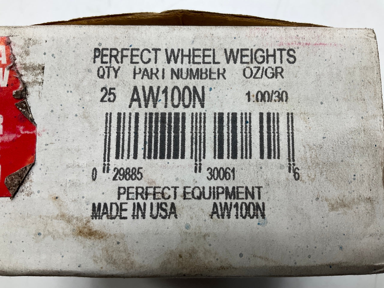 (25) Perfect Wheel Weights AW100N Lead Coated Clip On Wheel Weights, 1.00oz
