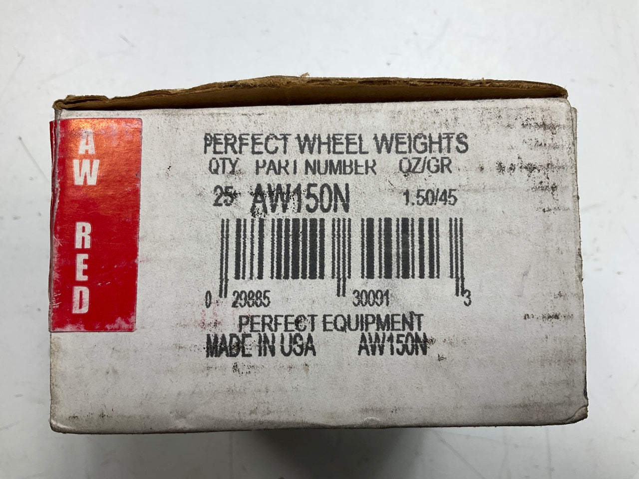 Perfect Wheel Weights AW150N Wheel Weights 1.50 Oz - Box Of 25 Pcs