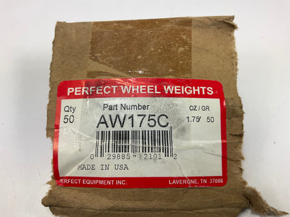 (49) Perfect Wheel Weights AW175C Chrome Clip On Wheel Weights, 1.75oz