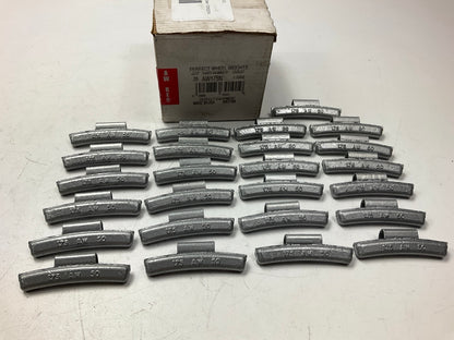 (25) Perfect Wheel Weights AW175N Lead Coated Clip On Wheel Weights, 1.75oz