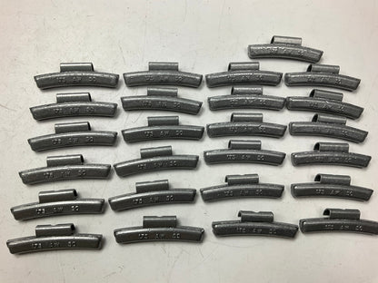 (25) Perfect Wheel Weights AW175N Lead Coated Clip On Wheel Weights, 1.75oz