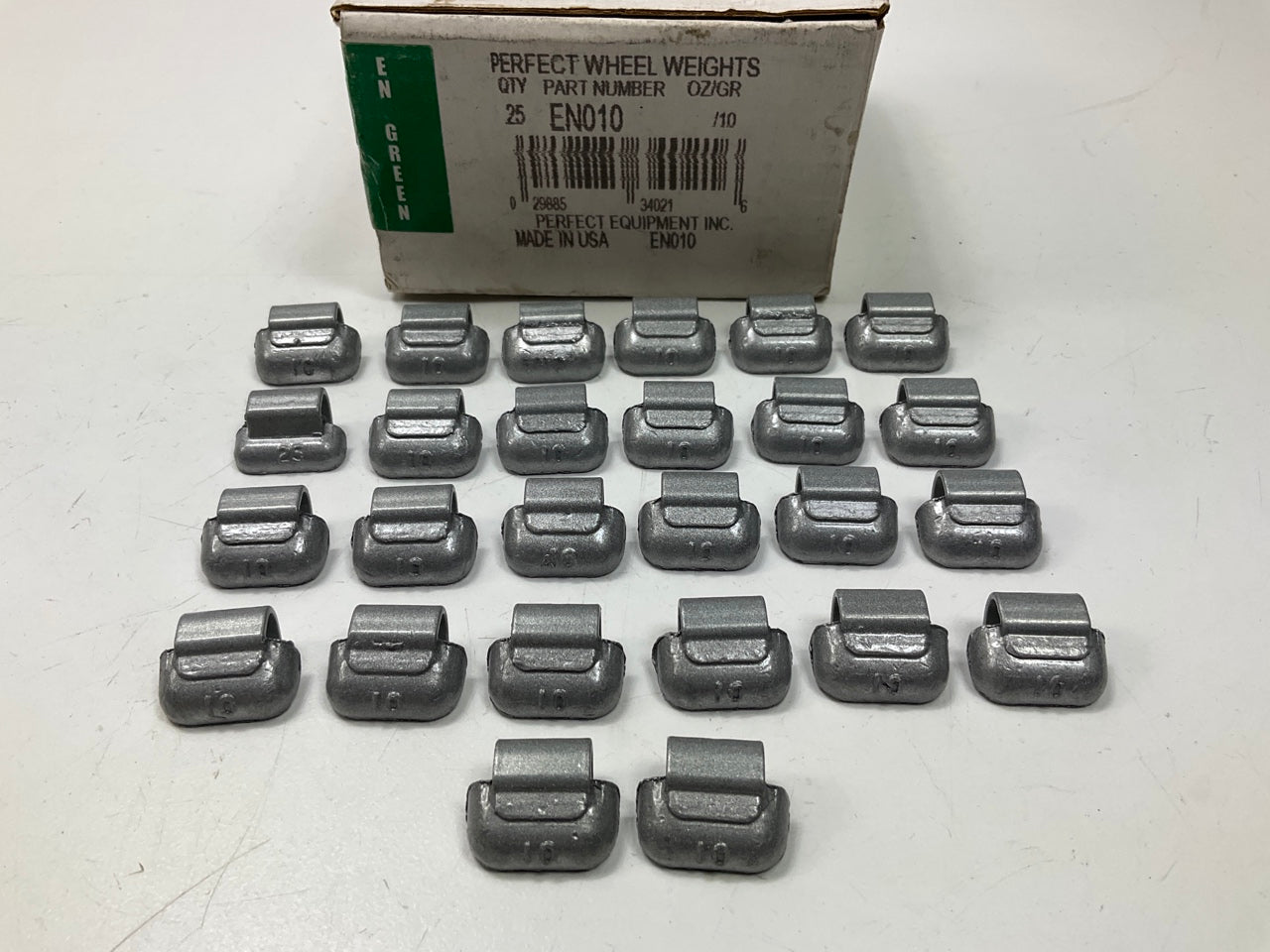 Perfect Wheel Weights EN010 Wheel Weights 10 Gr - Box Of 25 Pcs
