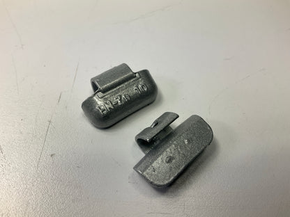 (25) Perfect Wheel Weights EN010Z Zinc Coated Clip On Wheel Weights, 10g