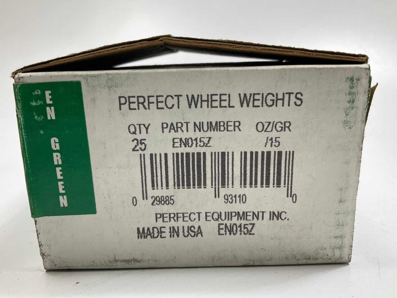 (25) Perfect Wheel Weights EN015Z Zinc Coated Clip On Wheel Weights, 15g