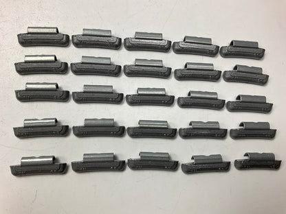 (25) Perfect Wheel Weights EN025 Lead Coated Clip On Wheel Weights, 25g