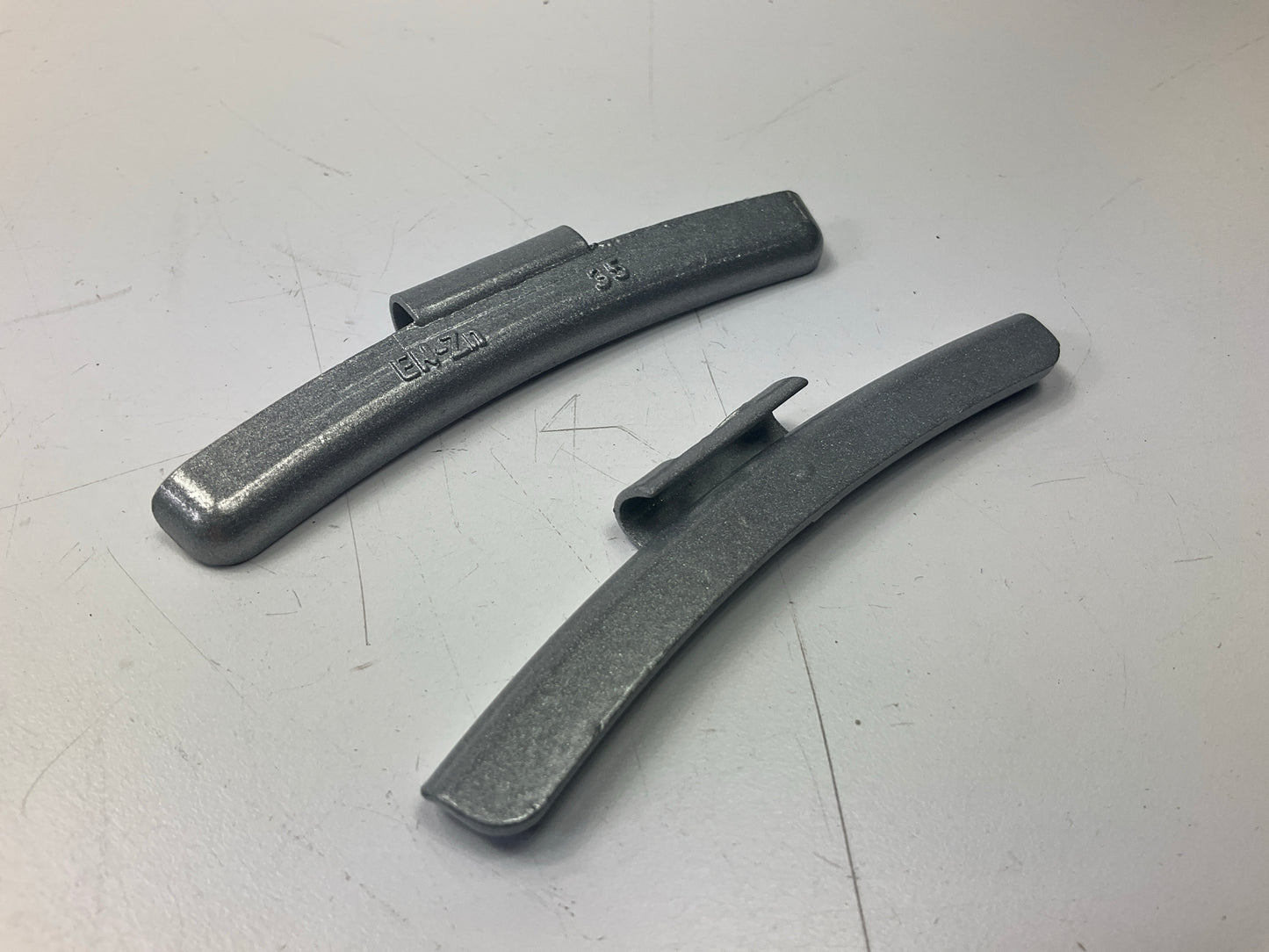 (25) Perfect Wheel Weights EN035Z EN Type Clip On Wheel Weight Zinc Coated, 35g.