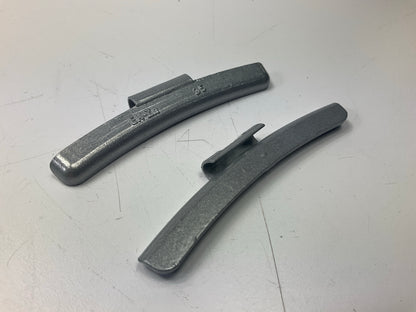 (25) Perfect Wheel Weights EN035Z EN Type Clip On Wheel Weight Zinc Coated, 35g.