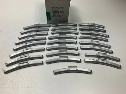 (25) Perfect Wheel Weights EN040Z EN Type Clip On Wheel Weight Zinc Coated, 40g.