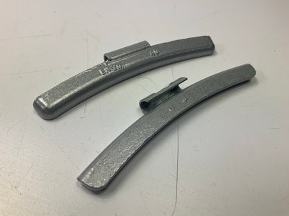 (25) Perfect Wheel Weights EN040Z EN Type Clip On Wheel Weight Zinc Coated, 40g.