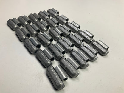 (25) Perfect Wheel Weights FN025 Lead Coated Clip On Wheel Weights, 25g