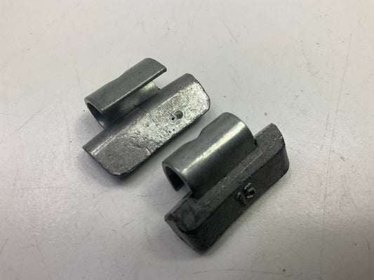 (25) Perfect Wheel Weights IAW015 Lead Coated Clip On Wheel Weights, 15g