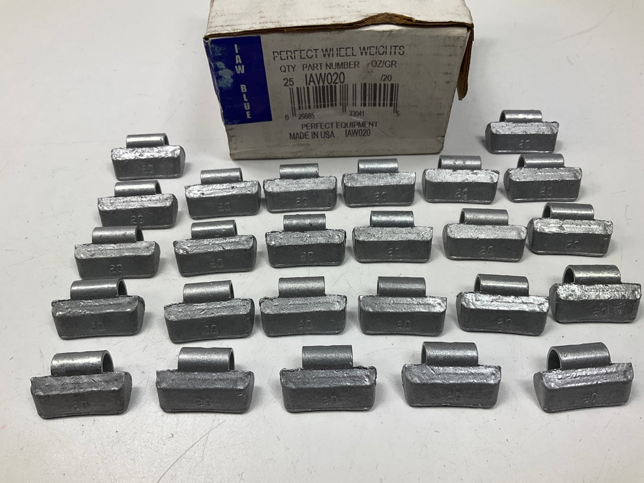 Perfect Wheel Weights IAW020 Wheel Weights 20 Gr - Box Of 25 Pcs