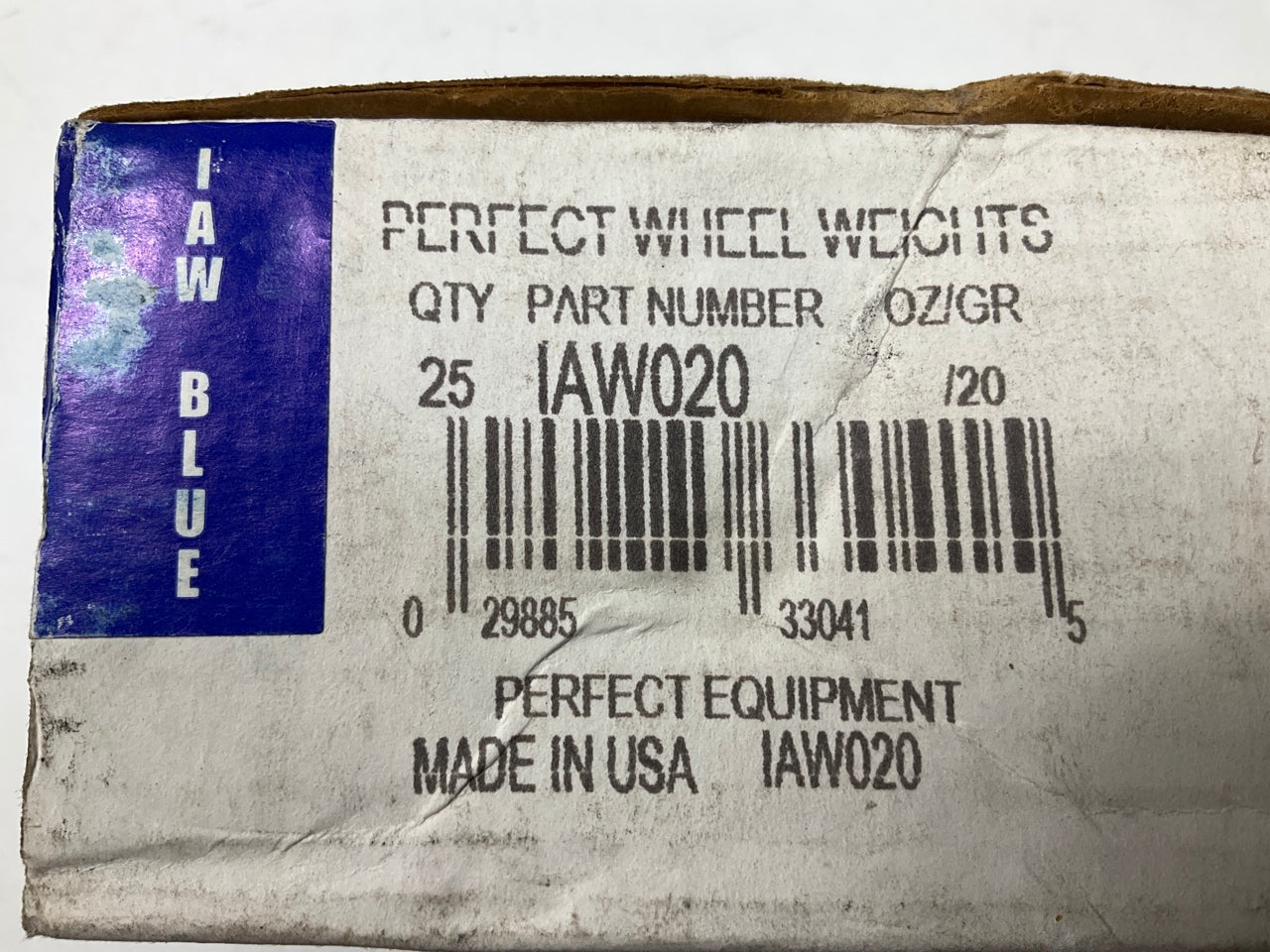 Perfect Wheel Weights IAW020 Wheel Weights 20 Gr - Box Of 25 Pcs