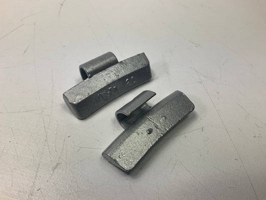 (25) Perfect Wheel Weights IAW020Z Zinc Coated Clip On Wheel Weights, 20g