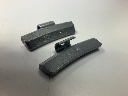 (25) Perfect Wheel Weights IAW025Z Zinc Coated Clip On Wheel Weights, 25g