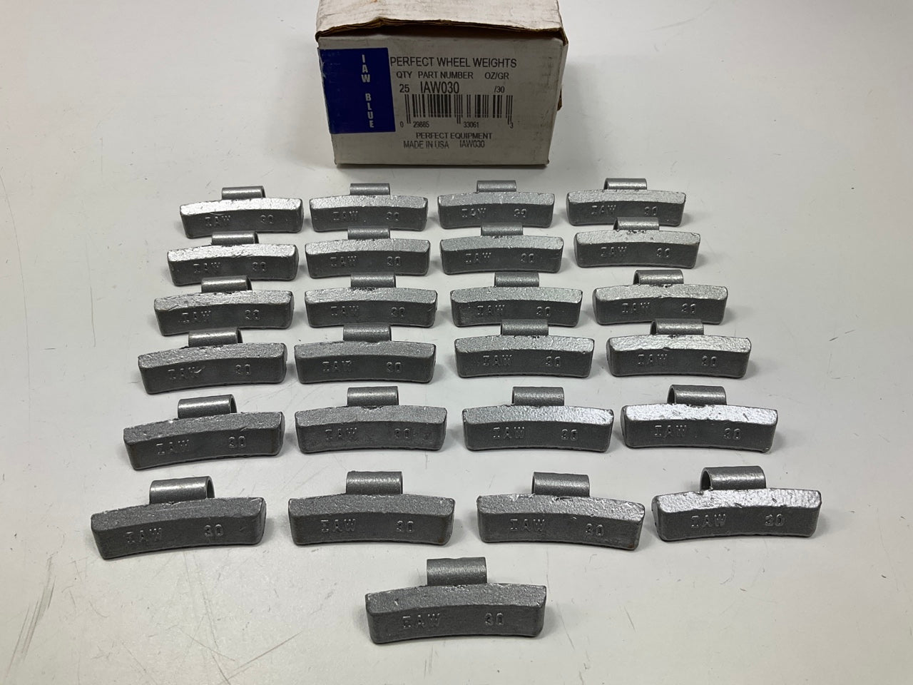 Perfect Wheel Weights IAW030 Wheel Weights 30 Gr - Box Of 25 Pcs