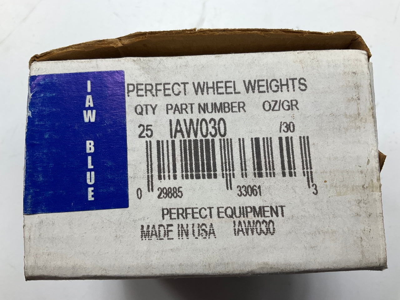 Perfect Wheel Weights IAW030 Wheel Weights 30 Gr - Box Of 25 Pcs